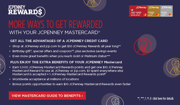 JCPenney card benefits